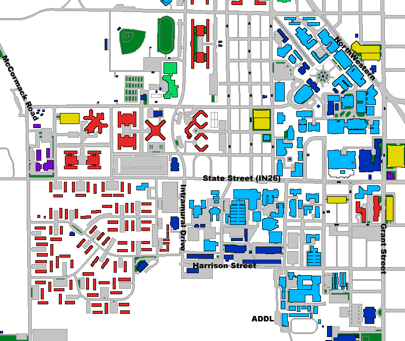 Lafayette College Campus Map